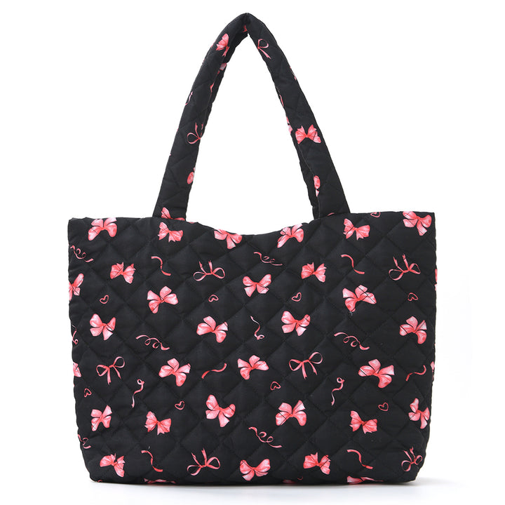 Trendy shopping bag with cute bear and strawberry design Bowlift