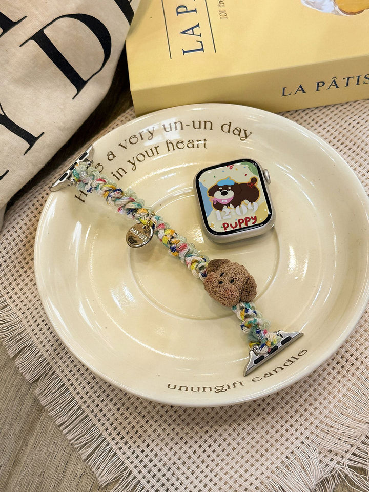 Cute Plush Dog Charm Bracelet Bowlift