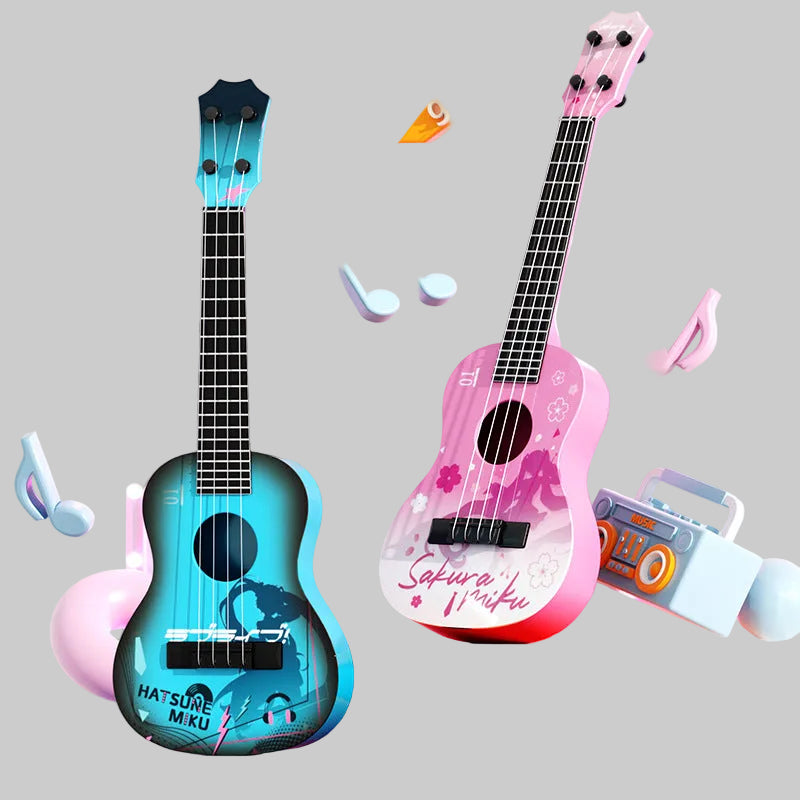 Decorative Ukulele Toy Bowlift