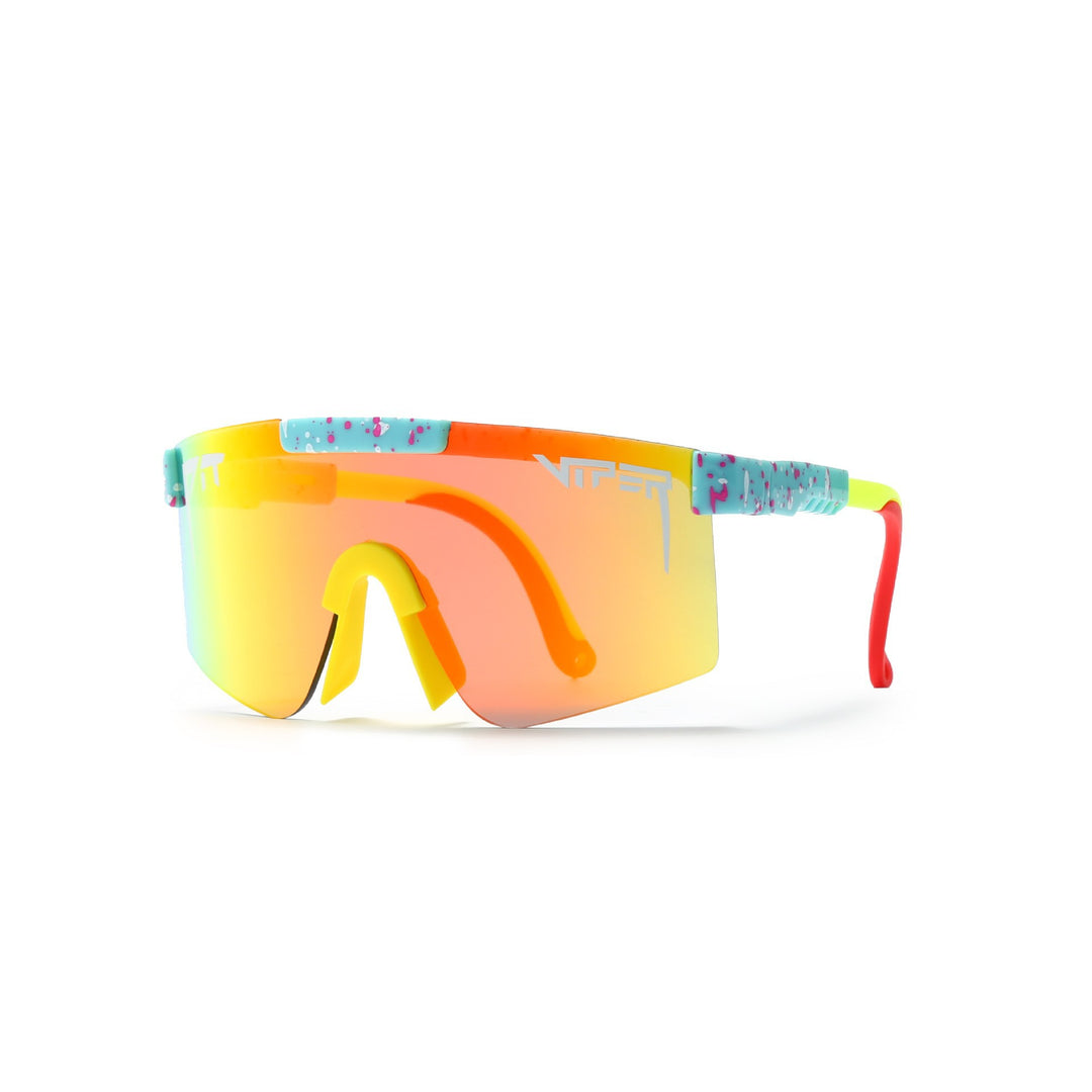 Women's sporty racing goggles with high UV protection and comfortable, ventilated frame Bowlift