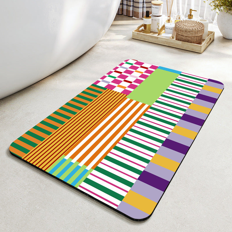 Cheerful Decorative Entrance Mat Bowlift