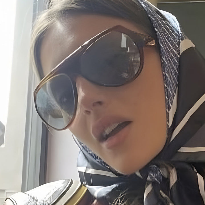 Ladies' fashionable oversized sunglasses with sporty design Bowlift