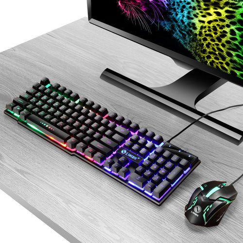 Gaming Keyboard and Mouse Set Bowlift