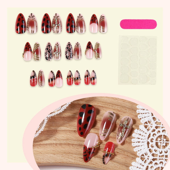 Elegant artificial nails with stylish pattern Bowlift
