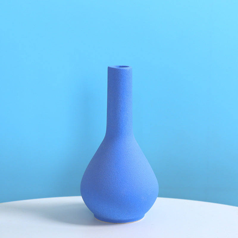 Modern Textured Decorative Ceramic Vase Bowlift