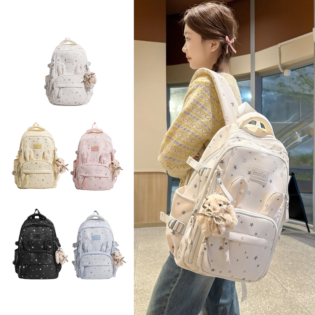 Adorable Bunny-Ear School Backpack Bowlift