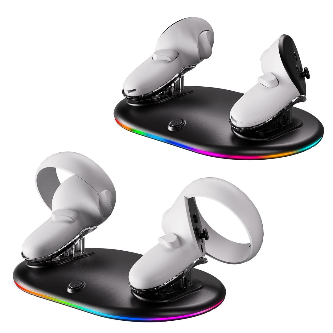 Gaming accessories charger with RGB lighting Bowlift