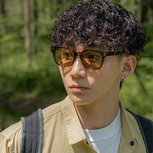 Men's Retro Square Sunglasses Bowlift