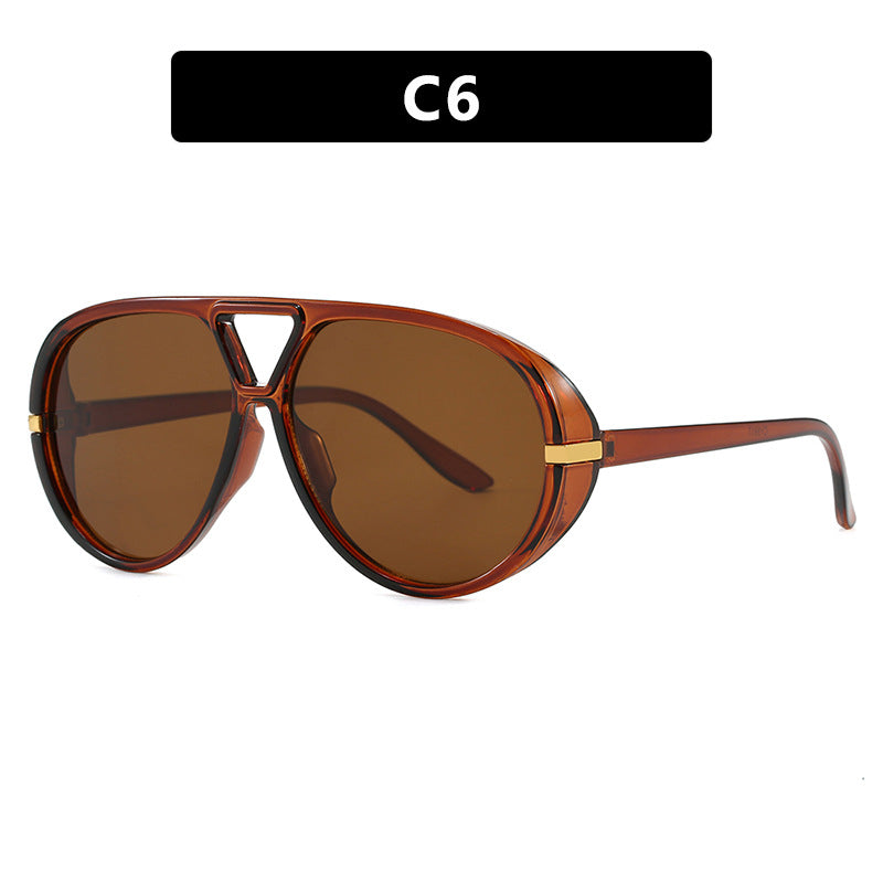 Women's fashionable large sunglasses with elegant frame and protective lenses Bowlift