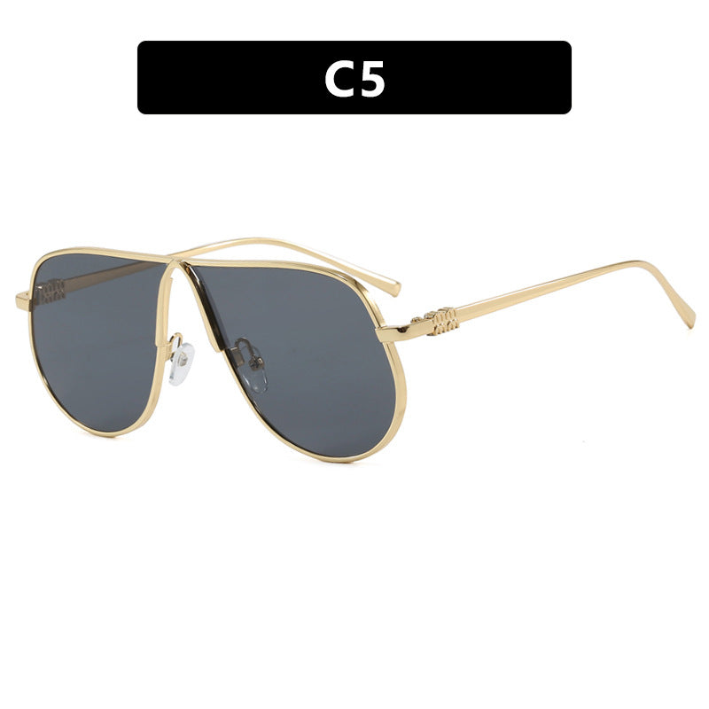 Women's pilot sunglasses with high-quality metal frame and polarized lenses Bowlift