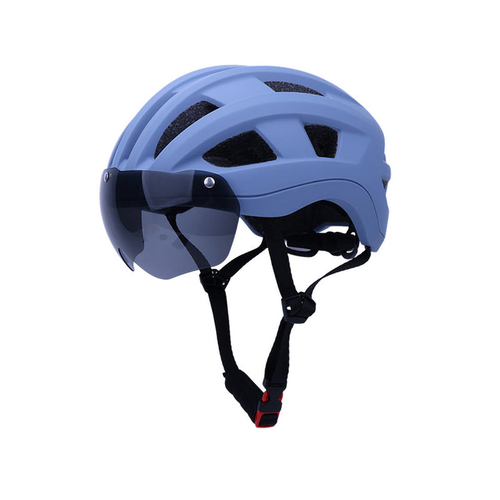 WoAerodynamic Bicycle Helmet with Integrated Visor Bowlift