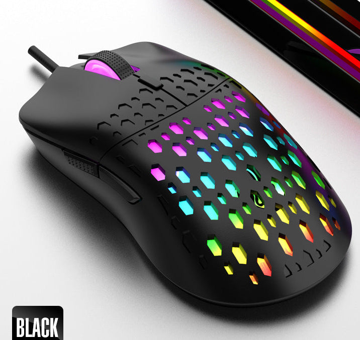 Ultra-Lightweight Honeycomb Gaming Mouse Bowlift