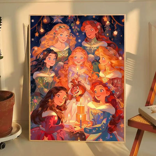 Enchanted Storybook Princess Wall Art Bowlift