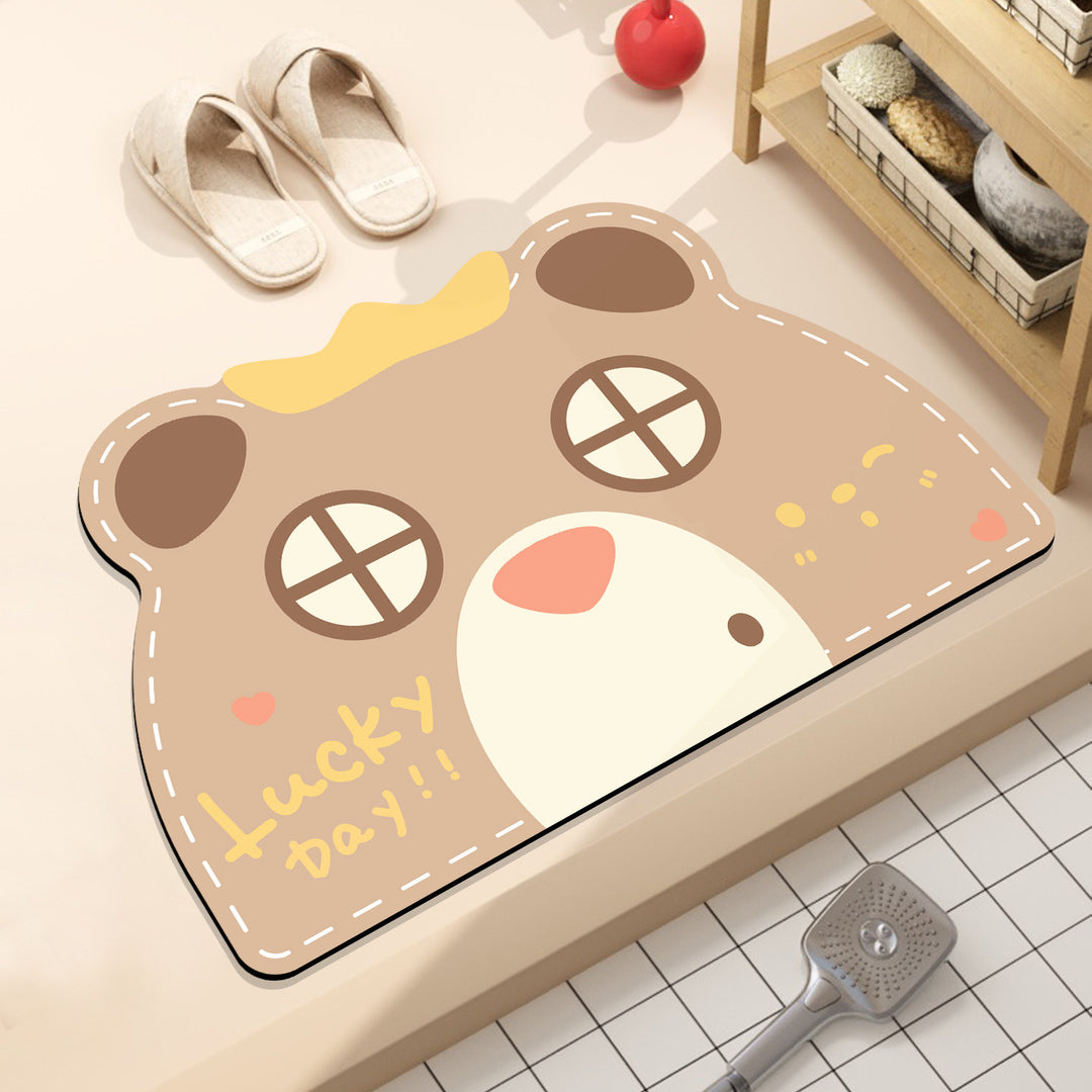 Fun Hamburger-Themed Bath Mat Bowlift
