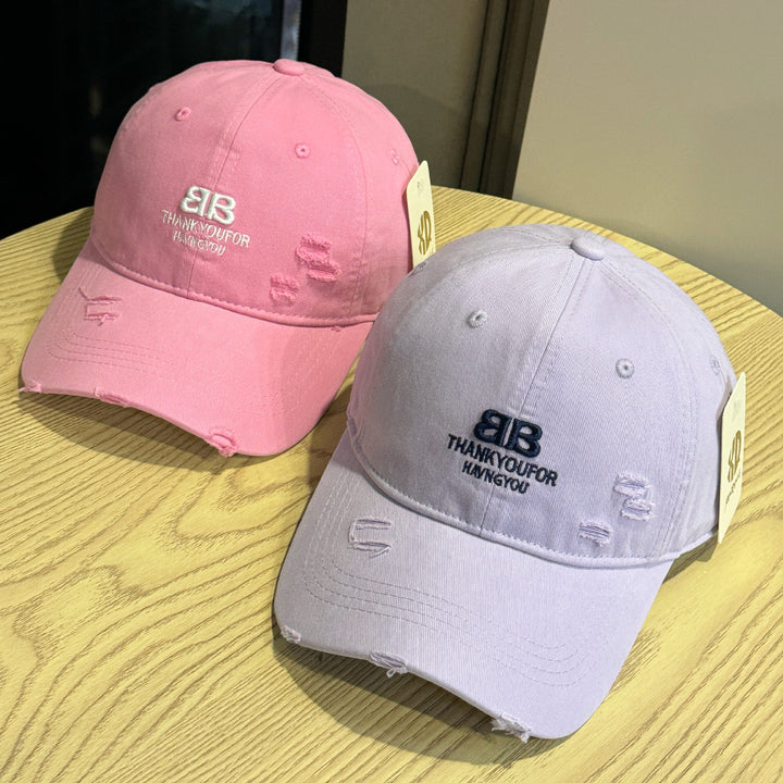 Unisex Distressed Casual Baseball Cap Bowlift