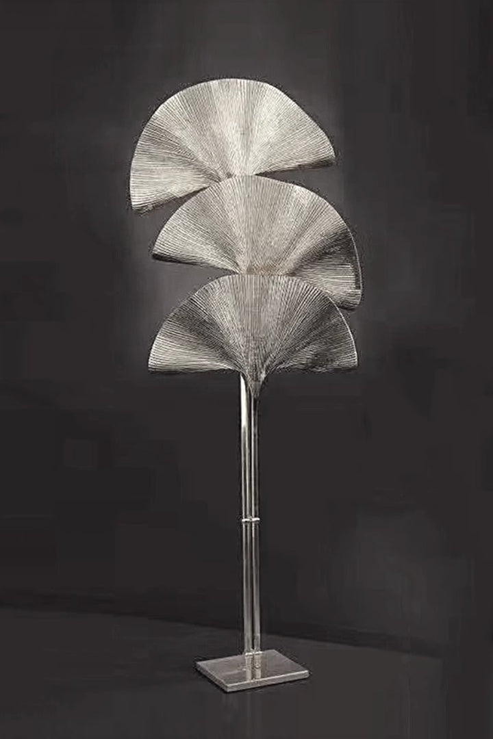 Artistic Table Lamp with Ginkgo Leaf Design
