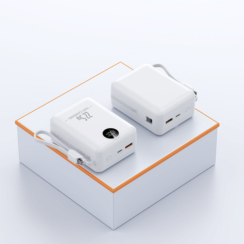 Portable power bank with LCD display and multifunctional connection options Bowlift