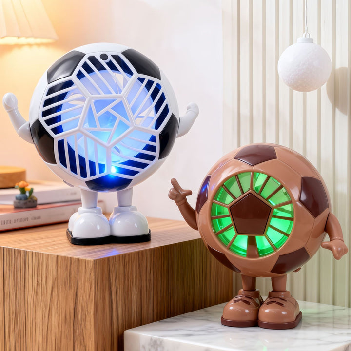Ladies table fan in unique football design Bowlift