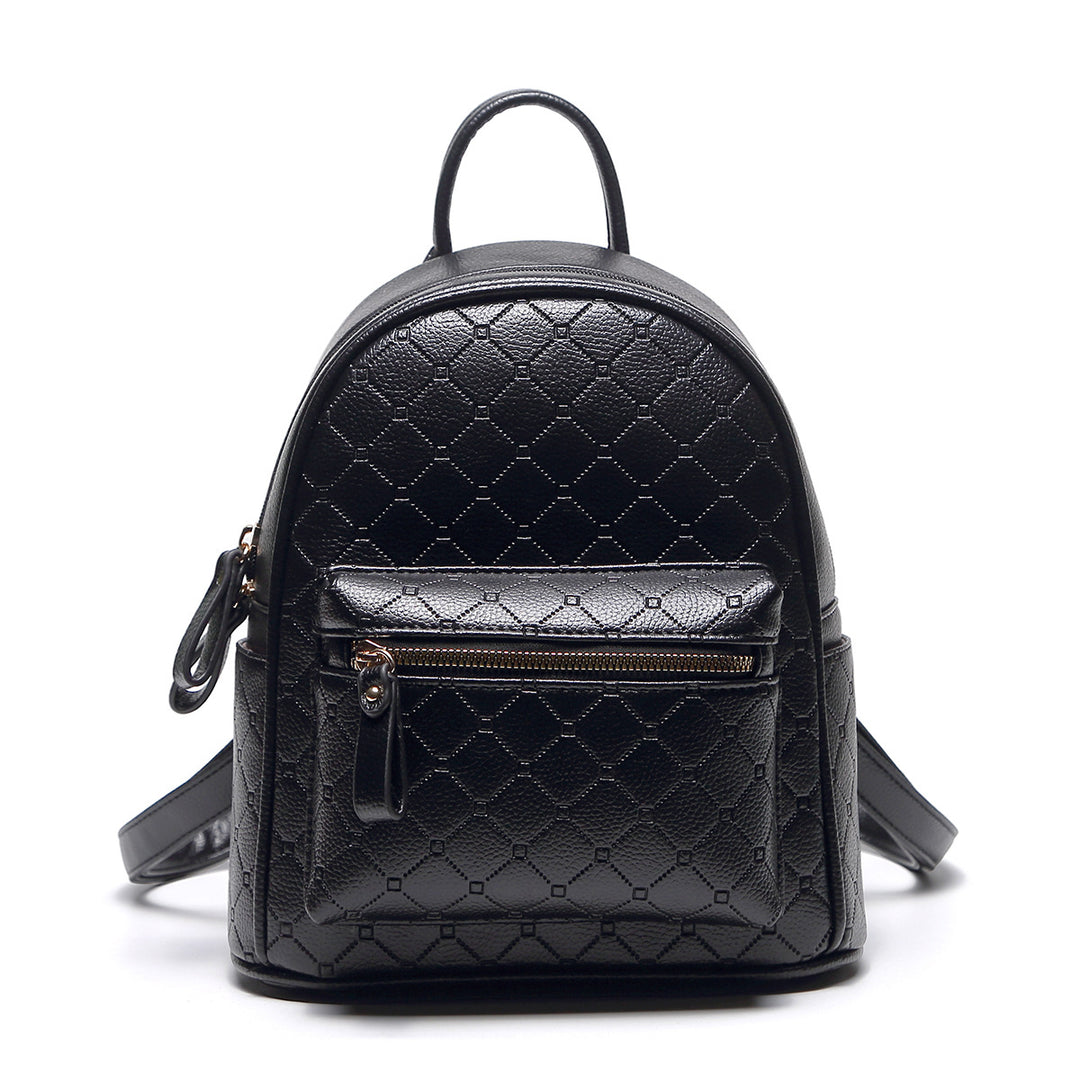 Stylish Textured Mini Backpack Bowlift