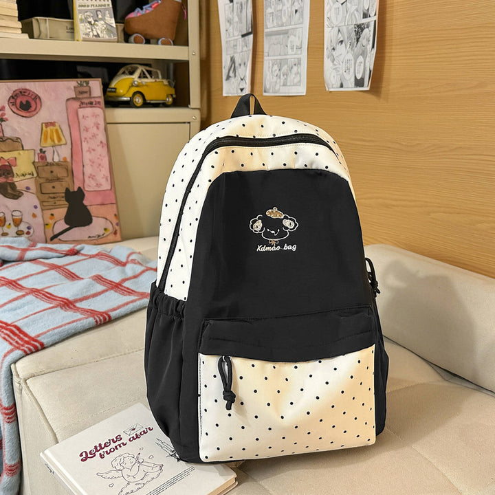 Playful Polka Dot Backpack Bowlift