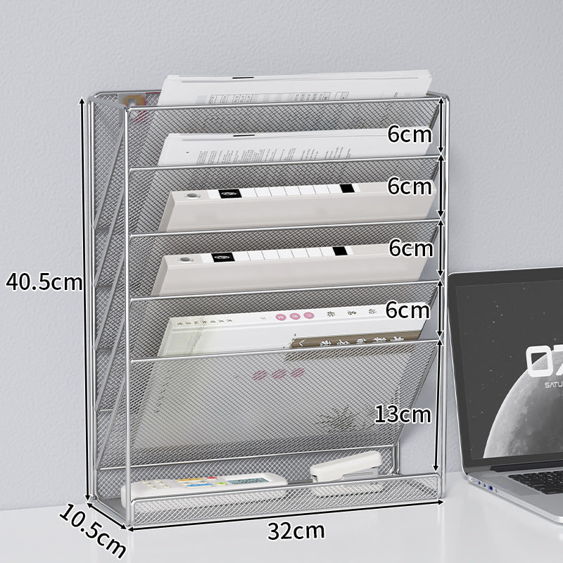 Mesh Document Organizer Rack Bowlift