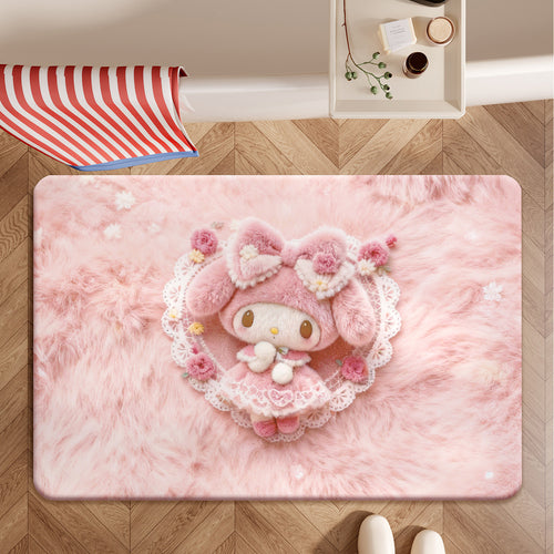 Cute Themed Plush Bath Mat