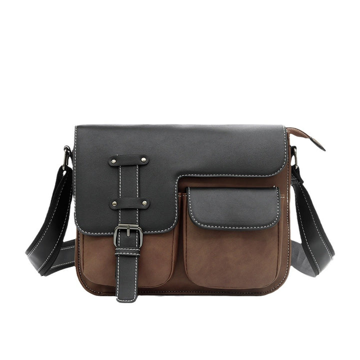 Robust shoulder bag with multiple external pockets Bowlift