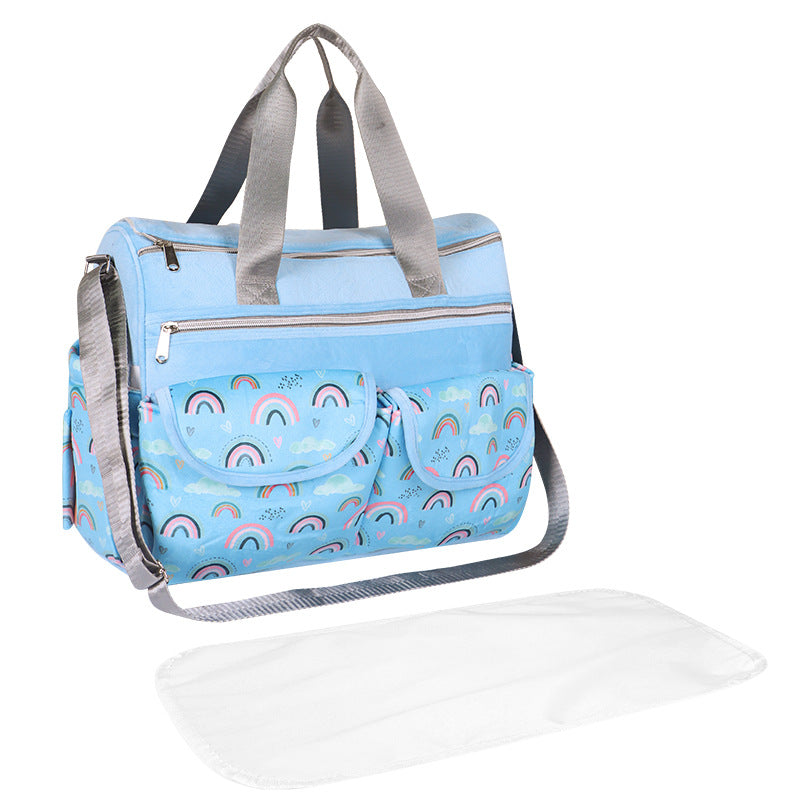 Multifunctional diaper bag with practical compartments Bowlift