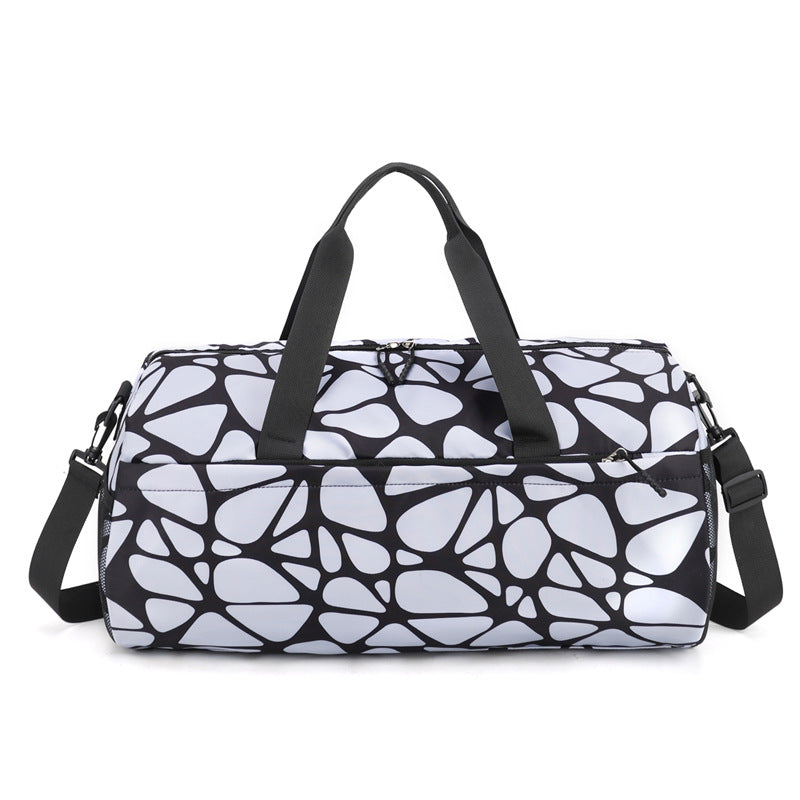 Stylish Patterned Gym Duffel Bag Bowlift