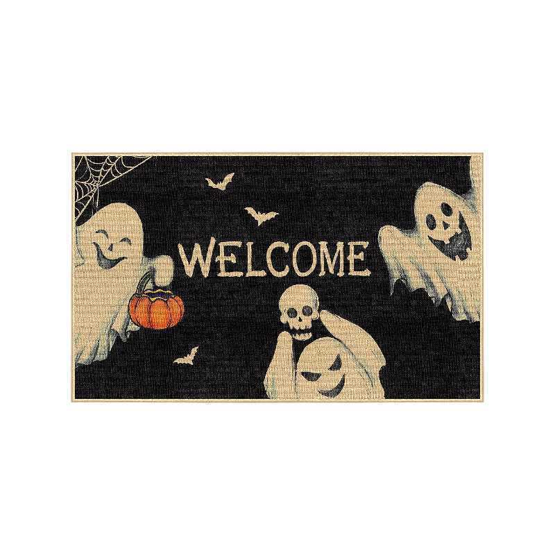 Halloween-Themed Decorative Welcome Mat Bowlift