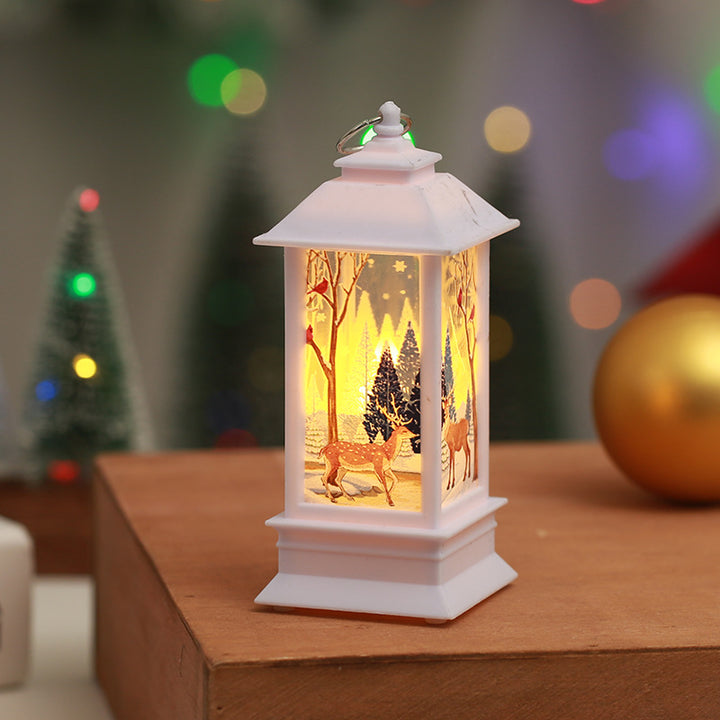 Nostalgic Christmas lantern with LED light Bowlift