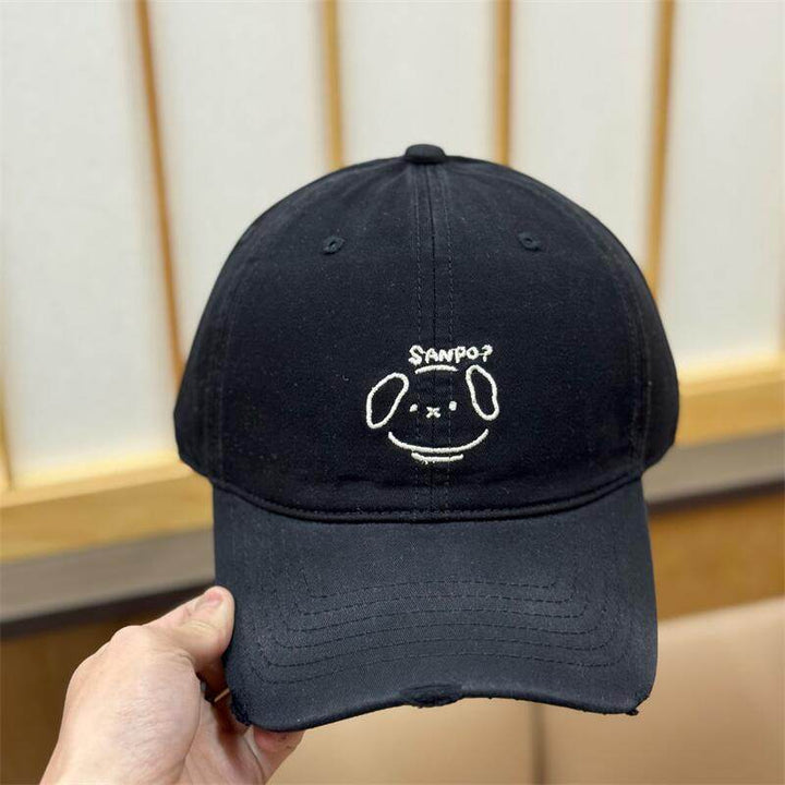 Women's Casual Character-Embroidered Baseball Cap Bowlift