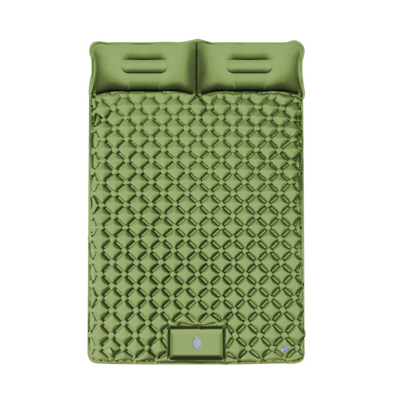 comfortable inflatable camping mat with integrated pillow and waterproof TPU surface Bowlift