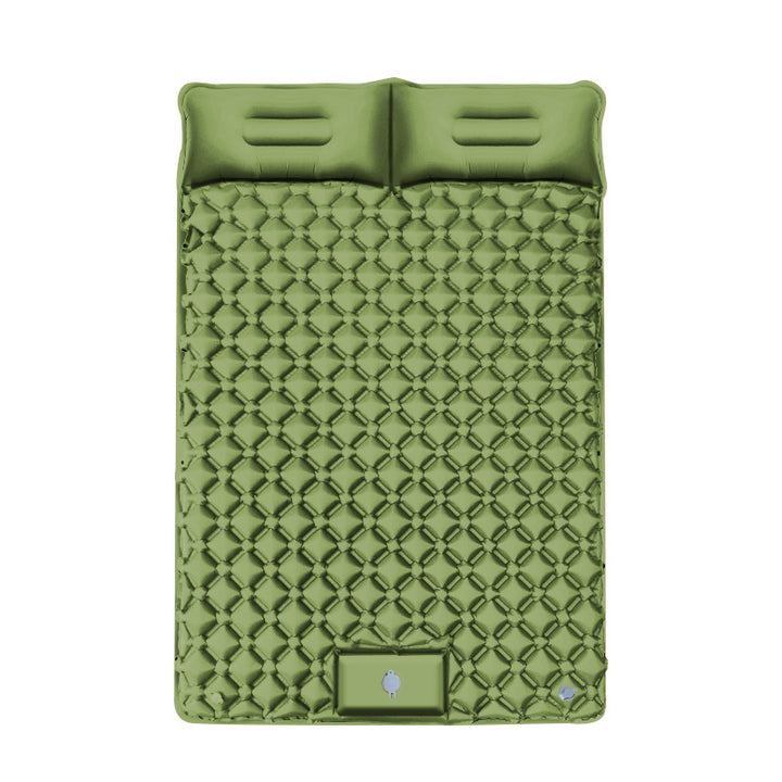 comfortable inflatable camping mat with integrated pillow and waterproof TPU surface Bowlift