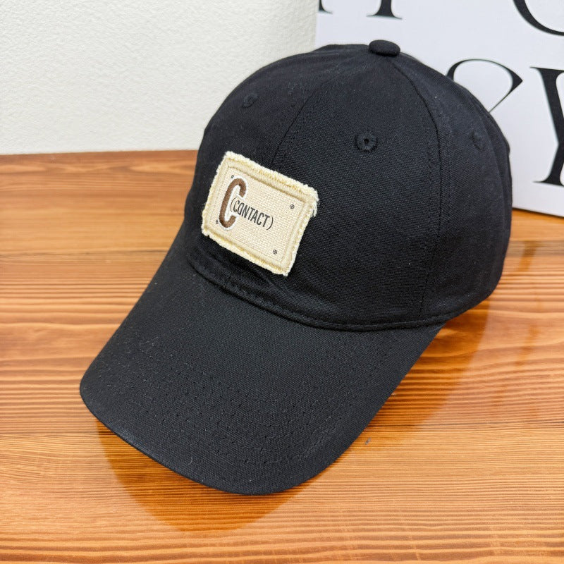 Men's Vintage-Inspired Distressed Cap Bowlift