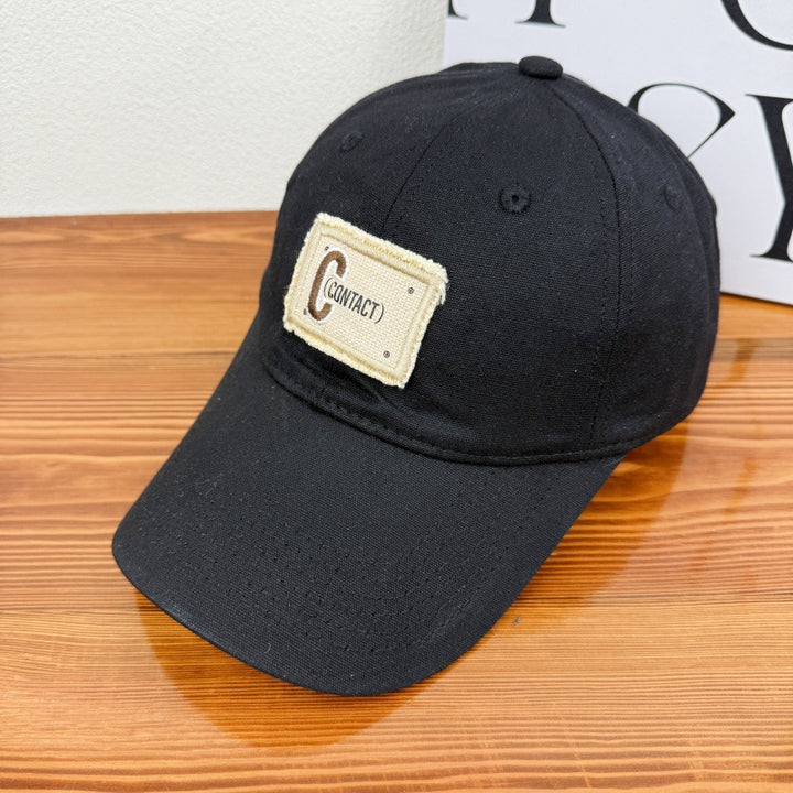 Men's Vintage-Inspired Distressed Cap Bowlift