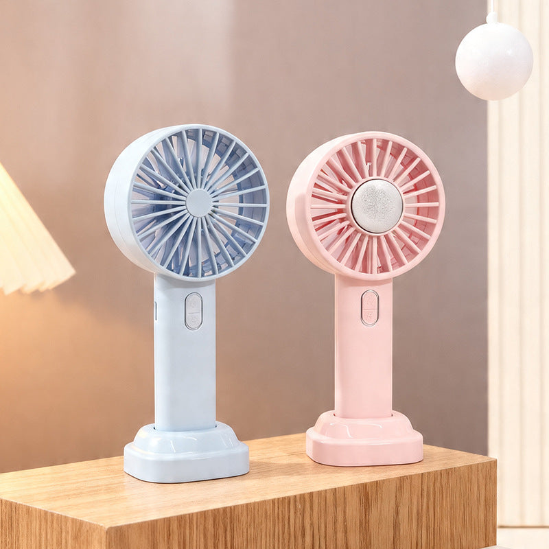 Women's Portable Mini Handheld Fan with Water Mist Bowlift