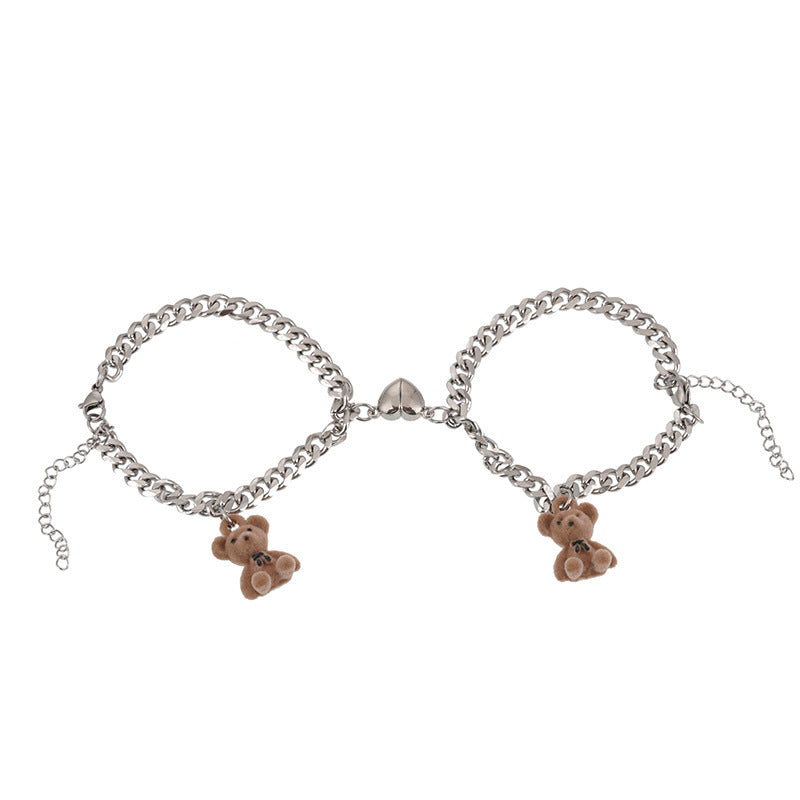 Playful necklace with bear charms Bowlift