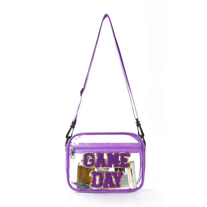 Sporty shoulder bag with transparent front Bowlift