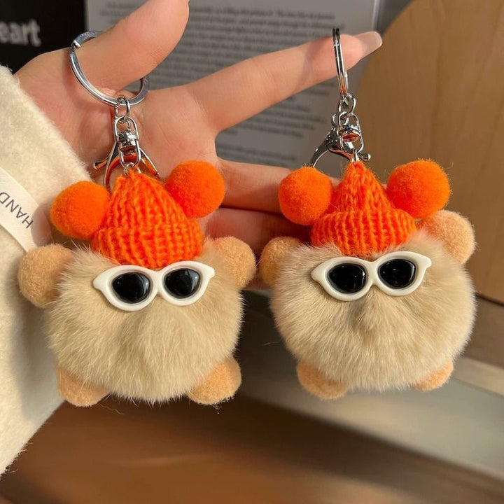 Plush Character Keychain Accessory Bowlift