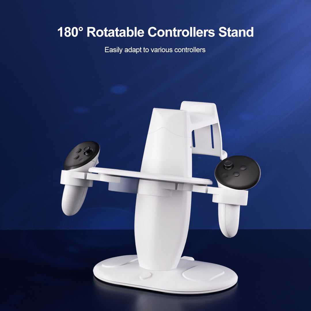 VR-Headset Stand with Adjustable Holder Bowlift