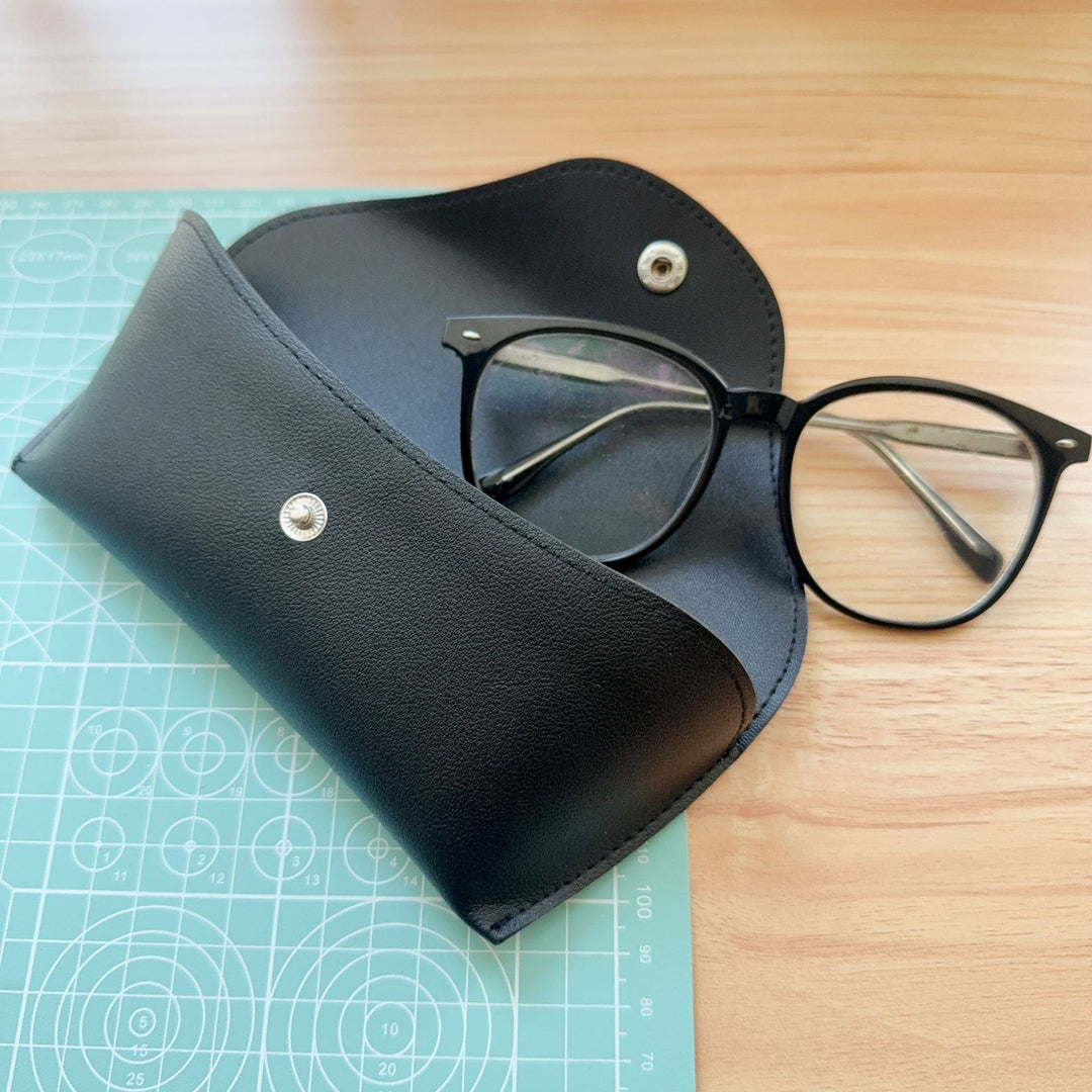 Stylish Leather Eyeglasses Case Bowlift