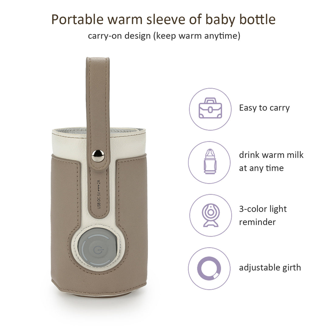 Elegant and Functional Bottle with Leather Sleeve Bowlift