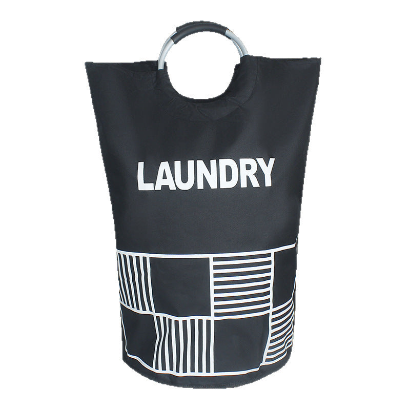Laundry basket with ergonomic carrying handle Bowlift