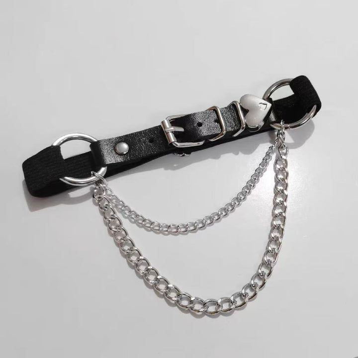 Adjustable Decorative Chain Thigh Harness Bowlift
