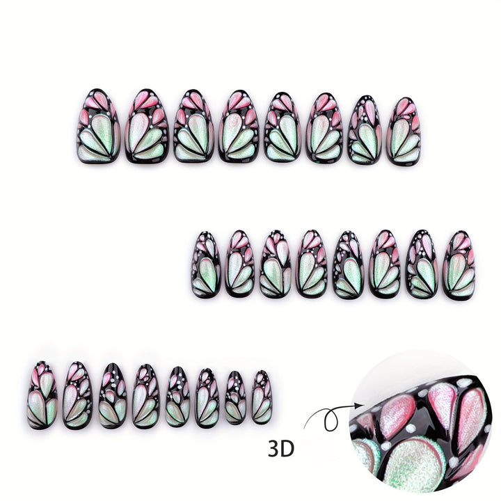 Artistic Butterfly Nail Art Bowlift