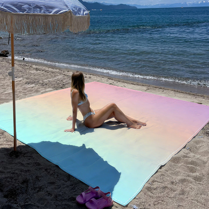 Mandala Design Beach Mat Bowlift