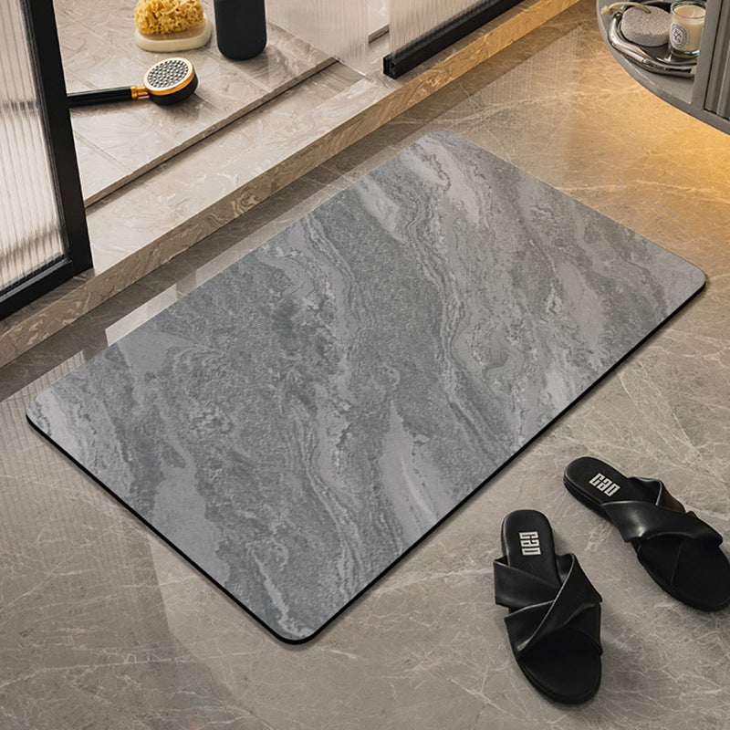 Luxurious Marble Effect Bathroom Mat