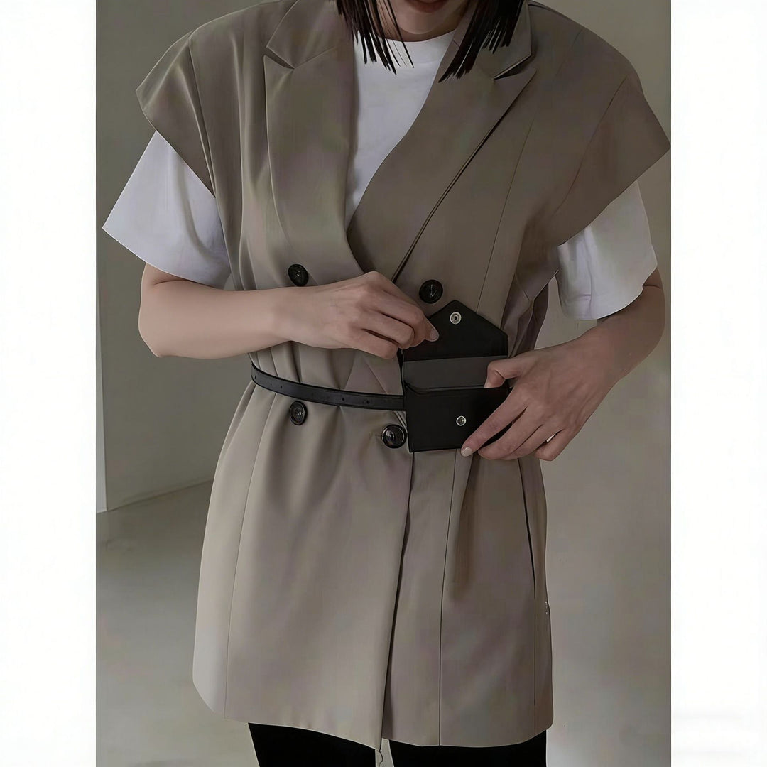 Leather Mini Pouch Belt Bag Bowlift