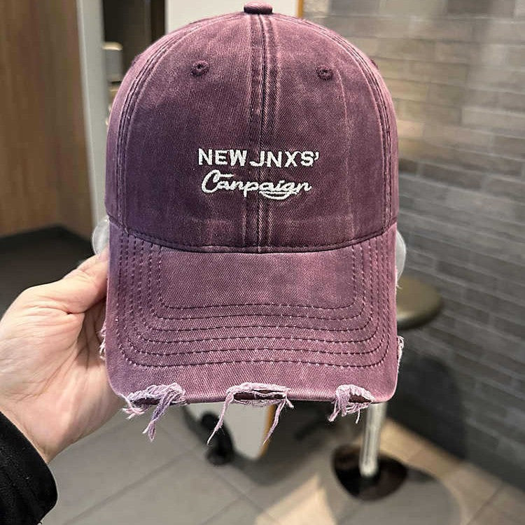 Unisex Distressed Vintage Baseball Cap Bowlift